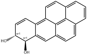 TRANS-7,8-DIHYDROXY-7,8-DIHYDRO-BENZO(A)PYRENE, 57404-88-3, 结构式