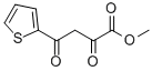 2,4-ジオキソ-4-(2-チエニル)酪酸メチル 化学構造式