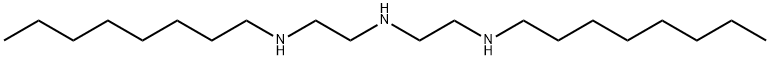 N-オクチル-N'-[2-(オクチルアミノ)エチル]エチレンジアミン 化学構造式