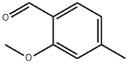 2-メトキシ-4-メチルベンズアルデヒド 化学構造式