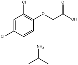 2-(2,4-dichlorophenoxy)acetate: propan-2-ylazanium 结构式