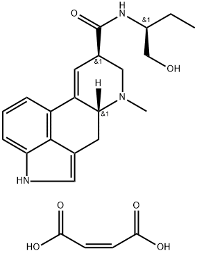 马来酸甲麦角新碱 结构式