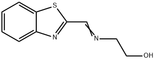 Ethanol, 2-[(2-benzothiazolylmethylene)amino]- (9CI) Struktur