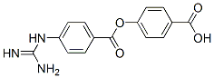 4'-carboxyphenyl 4-guanidinobenzoate 结构式
