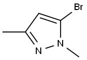 5-ブロモ-1,3-ジメチルピラゾール 臭化物 化学構造式