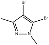 4,5-Dibromo-1,3-dimethyl-1H-pyrazole 结构式