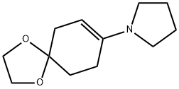 Pyrrolidine, 1-(1,4-dioxaspiro[4.5]dec-7-en-8-yl)-