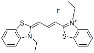 2-[3-[3-エチル-ベンゾチアゾール-2(3H)-イリデン]-1-プロペニル]-3-エチルベンゾチアゾール-3-イウム 化学構造式