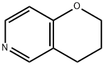 3,4-ジヒドロ-2H-ピラノ[3,2-C]ピリジン 化学構造式