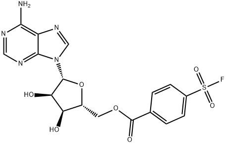 5'-(sulfonylbenzoyl)adenosine Struktur