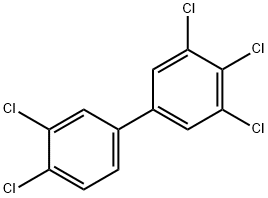 3,3',4,4',5-ペンタクロロ[1,1'-ビフェニル] 化学構造式