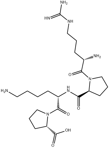 ARG-PRO-LYS-PRO, 57468-16-3, 结构式