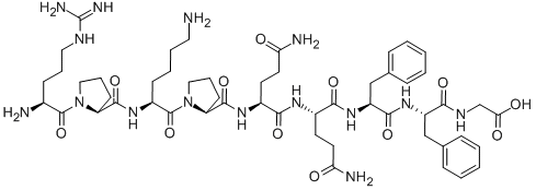 サブスタンスP(1-10) 化学構造式