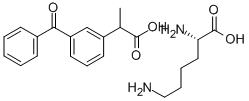 Ketoprofen lysinate Structure