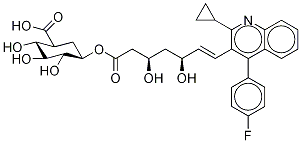 Pitavastatin Acyl Glucuronide  Struktur