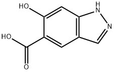6-羟基吲唑-5-羧酸,574758-53-5,结构式