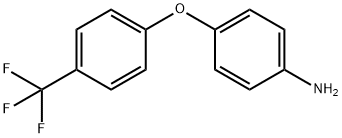 4-(4-トリフルオロメチルフェノキシ)アニリン 化学構造式