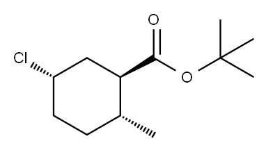 tert-butyl (1S,2S,5R)-5-chloro-2-methyl-cyclohexane-1-carboxylate Structure