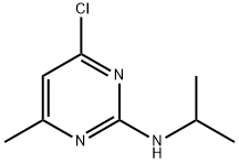 4-氯-2-(异丙基氨基)-6-甲基嘧啶, 5748-34-5, 结构式