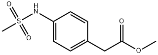 Methyl 2-[4-(MethylsulfonaMido)phenyl]acetate Structure