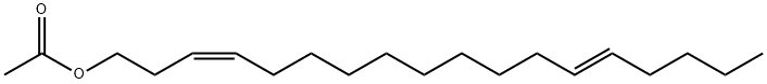 (3Z,13E)-octadeca-3,13-dienyl acetate Structure
