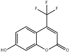 7-羟基-4-三氟甲基香豆素,575-03-1,结构式