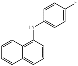 (4-FLUORO-PHENYL)-NAPHTHALEN-1-YL-AMINE Structure
