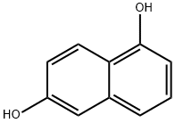 1,6-Dihydroxynaphthalene Structure