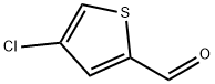 4-クロロ-2-チオフェンカルボキシアルデヒド 化学構造式