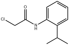 2-氯-N-(2-丙-2-基苯基)乙酰胺 结构式