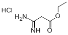 3-Amino-3-iminopropanoic acid ethyl ester hydrochloride Struktur