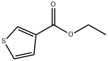 Ethyl thiophene-3-carboxylate Struktur