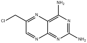 2,4-diamino-6-chloromethylpteridine Struktur