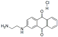 2-[(2-aminoethyl)amino]anthraquinone, monohydrochloride 化学構造式