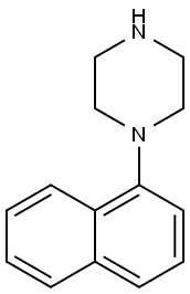 1-(1-NAPHTHYL)PIPERAZINE HYDROCHLORIDE Struktur