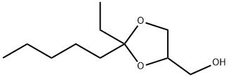 2-Ethyl-2-pentyl-1,3-dioxolane-4-methanol 结构式