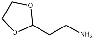 2-(2-アミノエチル)-1,3-ジオキソラン 化学構造式