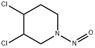 3,4-ジクロロ-1-ニトロソピペリジン 化学構造式