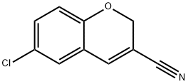 6-CHLORO-2H-CHROMENE-3-CARBONITRILE Struktur