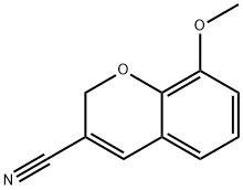 8-METHOXY-2H-CHROMENE-3-CARBONITRILE Structure