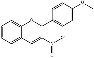 2-(4-METHOXYPHENYL)-3-NITRO-2H-CHROMENE Structure