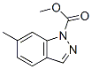 1H-Indazole-1-carboxylic  acid,  6-methyl-,  methyl  ester,575474-72-5,结构式
