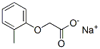(o-メチルフェノキシ)酢酸ナトリウム 化学構造式