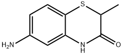 6-氨基-2-甲基-2H-1,4-苯并噻唑-3(4H)-酮,575485-66-4,结构式