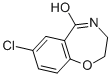 7-CHLORO-2,3-DIHYDROBENZO[F][1,4]OXAZEPIN-5-OL 结构式