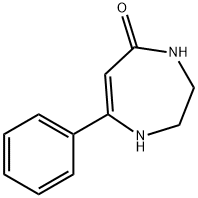 5H-1,4-Diazepin-5-one, 1,2,3,4-tetrahydro-7-phenyl- Struktur