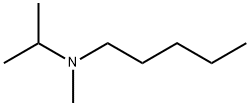 N-イソプロピル-N-メチルペンチルアミン 化学構造式