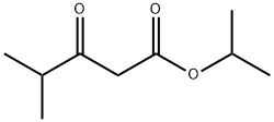 Pentanoic acid, 4-Methyl-3-oxo-, 1-Methylethyl ester Struktur