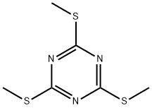 2,4,6-三(甲硫基)-1,3,5-三嗪 结构式