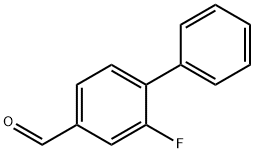 3-フルオロ-4-フェニルベンズアルデヒド 化学構造式
